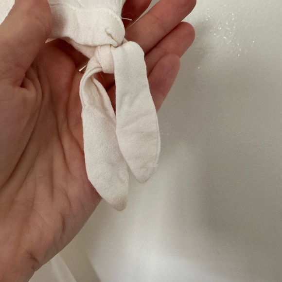 Reformation Holland Peplum Button Front Top Size 4 - Picture 7 of 8